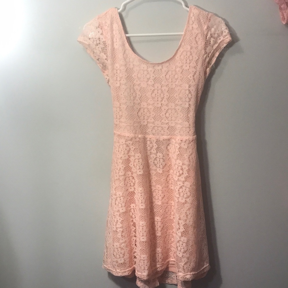 Wet seal pink lace dress - Picture 1 of 6